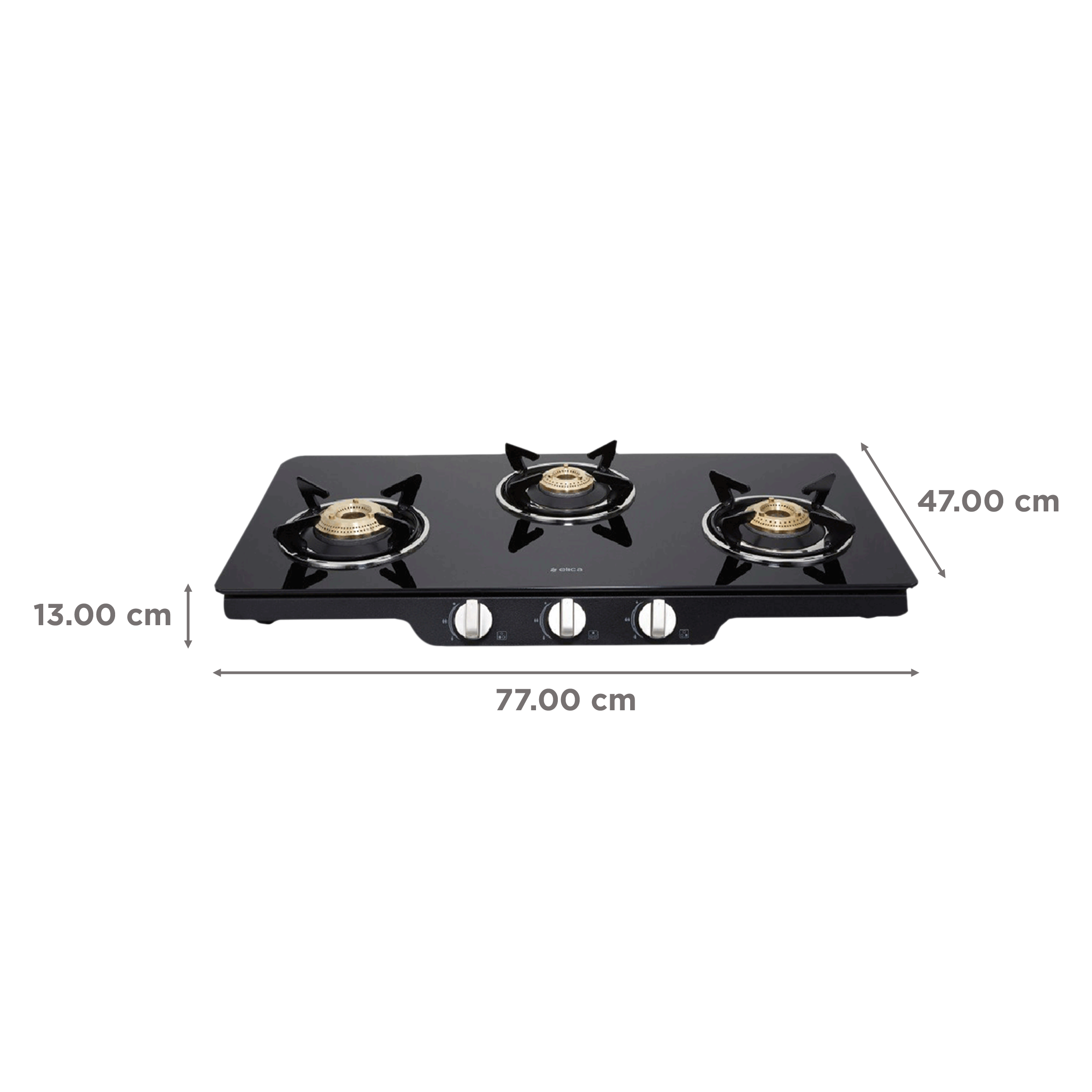 Buy Elica Patio ICT 773 DT SERIES Toughened Glass Top 3 Burner Manual